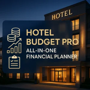 Hotel Budget Pro: Dynamic Excel Planner for Effortless Financial Mastery